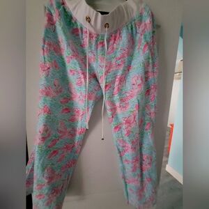 Lily Pulizter Linen Beach Pants in Lobstah Roll